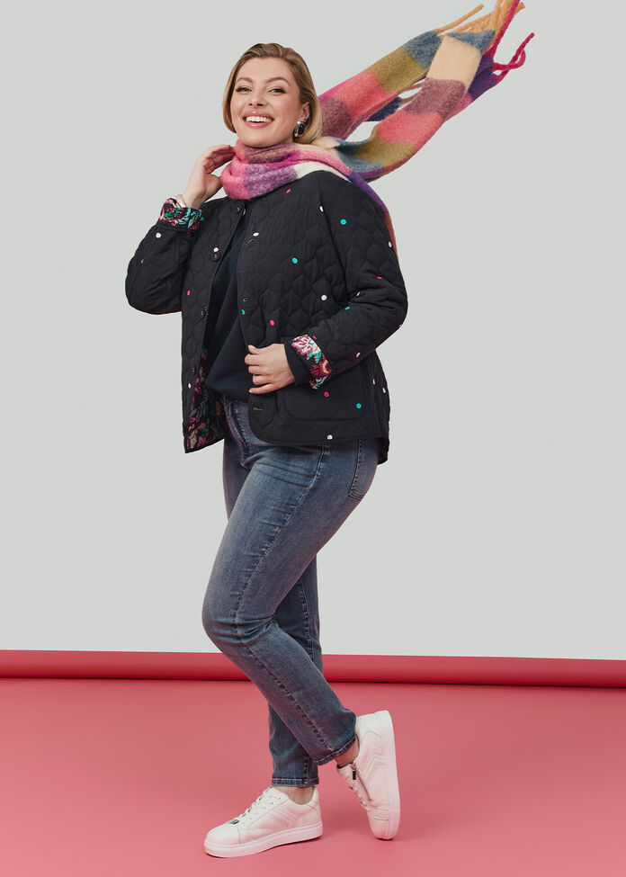Natural Bloom Reversible Jacket, , hi-res