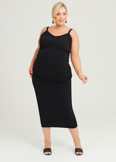 Plus Size Luna Long Skirt