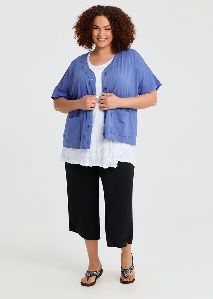 Shop Plus Size Luna Base Crop Pant, Black | Taking Shape AU