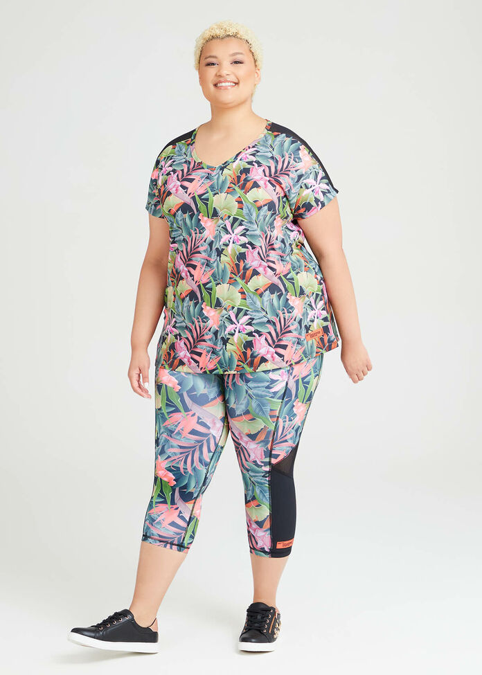 Buy Taking Shape Curve Tropical Spliced Active Legging from Next