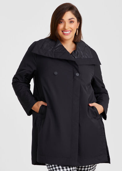 Plus Size Reversible Ivy Puffer Jacket
