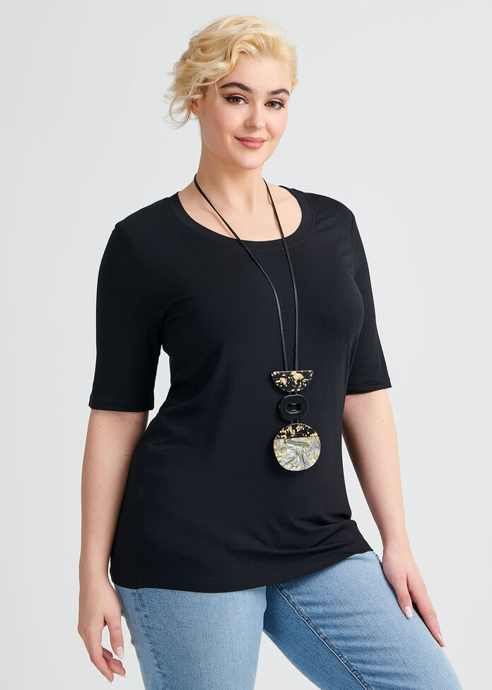 Bamboo Body S/s Top, , hi-res