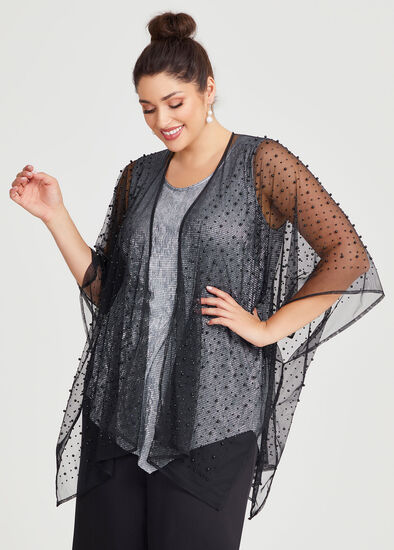 Beaded Evening Cape