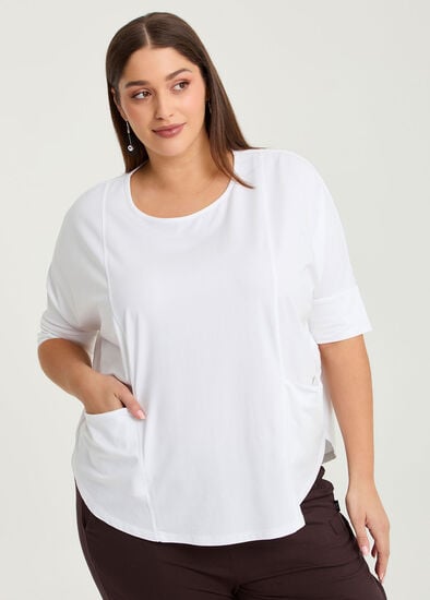 Plus Size Pima Cotton Traveller Top