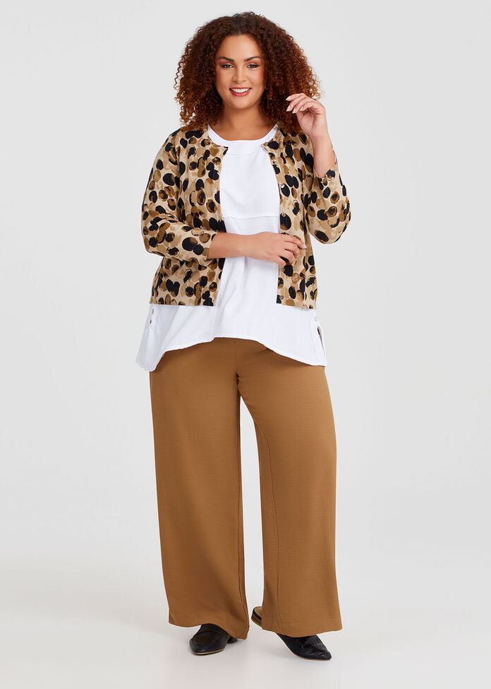 Soft Drape Deanna Wide Leg Pant, , hi-res