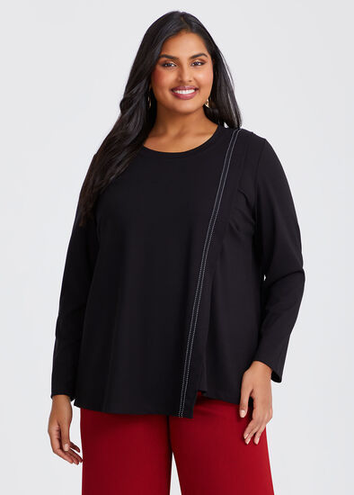 Plus Size Ponte Evelyn Top