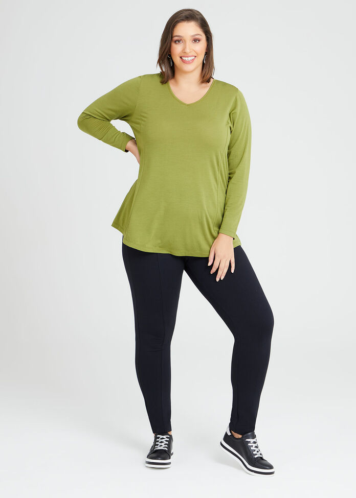 Petite Ponte Seam Legging, , hi-res