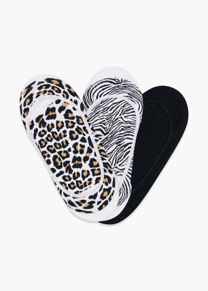 Set/3 Animal Print Socks, , hi-res