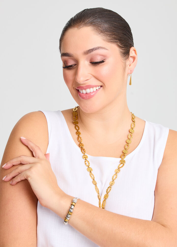 Silver & Gold Bracelet, , hi-res