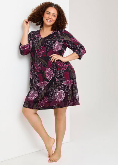 Plus Size Bamboo Winter Whisper Nightie