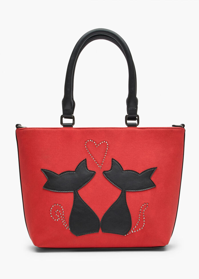 Cat Love Shoulder Bag, , hi-res