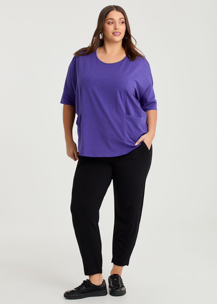 Pima Cotton Traveller Top, , hi-res