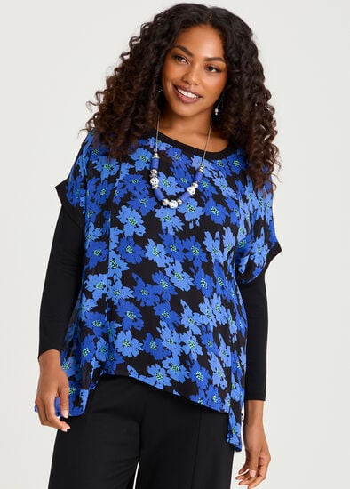 Plus Size Natural Kali Flora Top