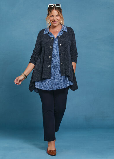 Plus Size Cosy Blue Outfit