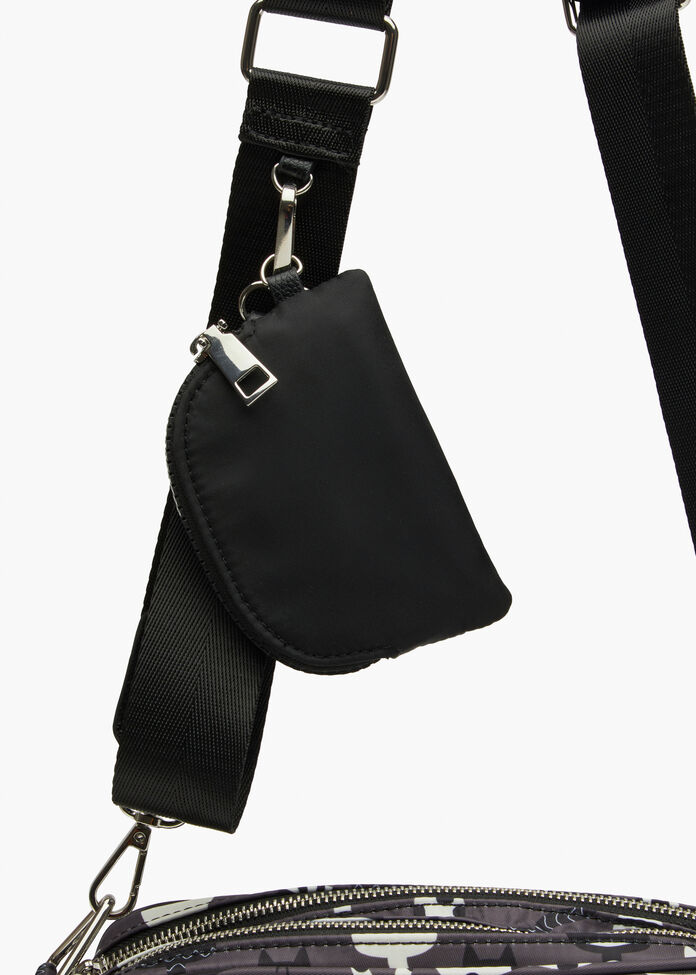 Nylon Zip Coin Purse, , hi-res