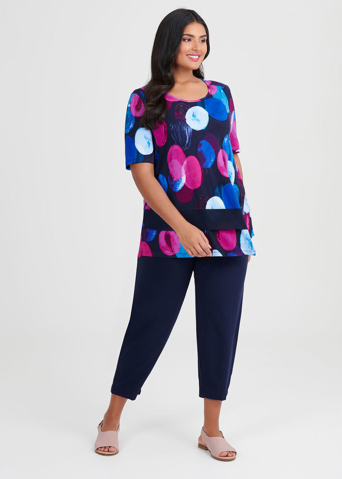 Bamboo True Blue Top, , hi-res