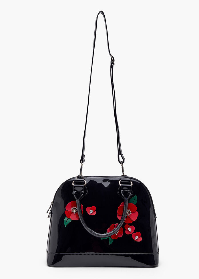 Poppy Patent Bag, , hi-res