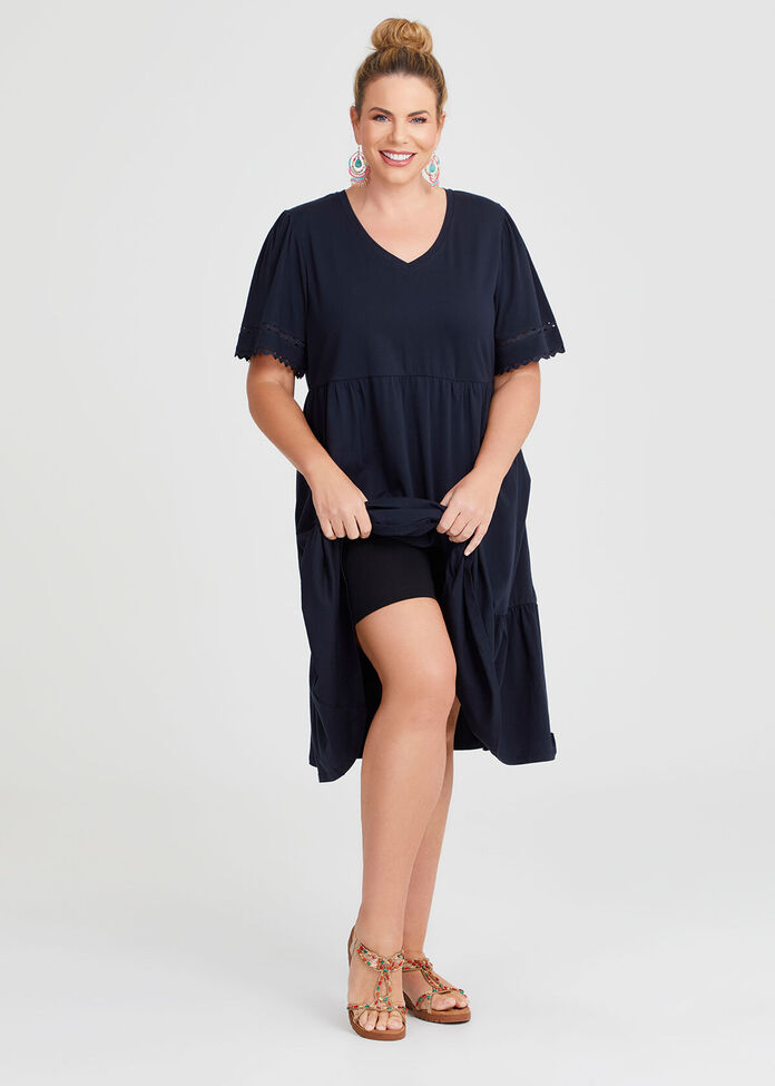 Cotton Ric Rac Bloomer, Liberty Betsy Azzurro main image 1