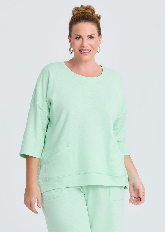 Patch Pocket Sweat, , hi-res