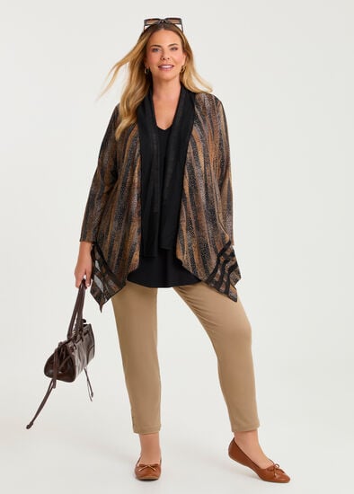 Plus Size Medina Slim Leg Natural Pant
