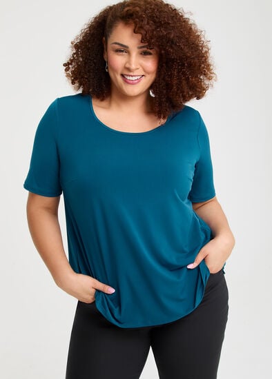 Plus Size Strive Scoop Neck Top