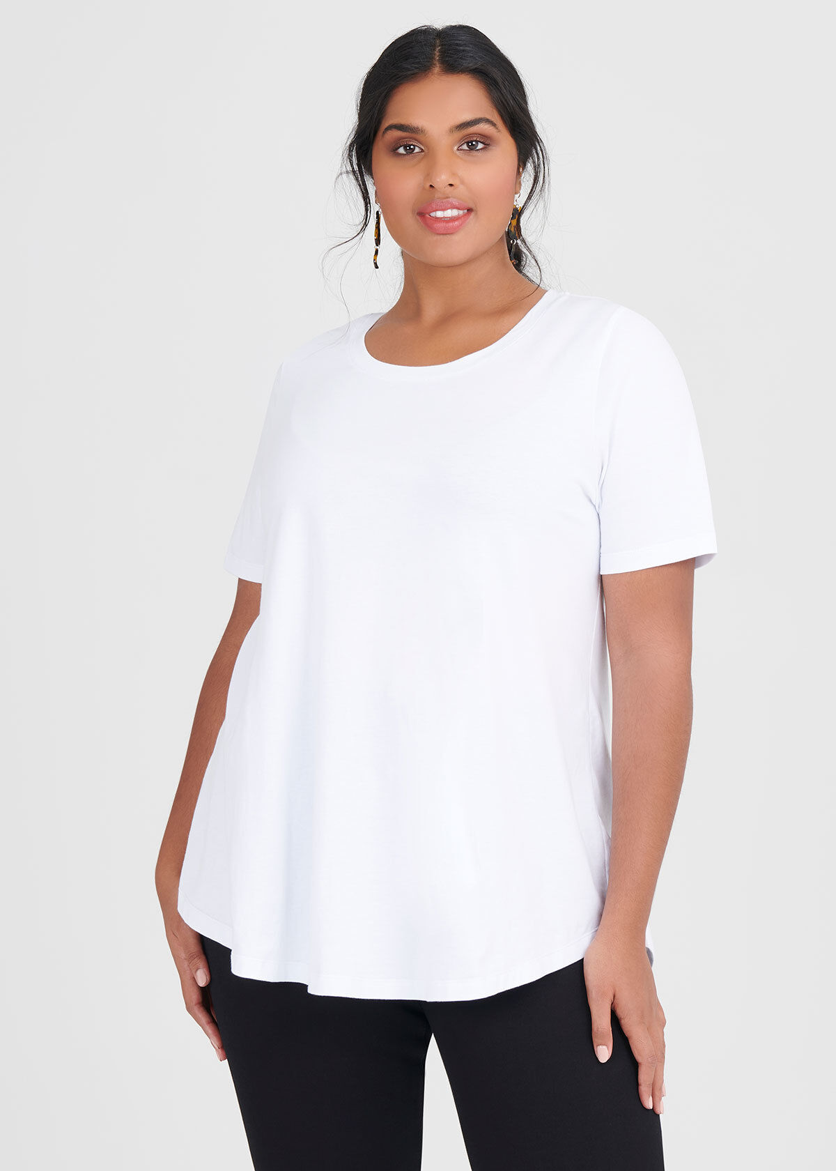 Shop Organic Crew Swing Basic Tee 