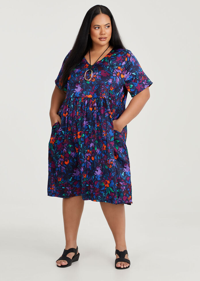 crinkle cotton dresses plus size Plus Size Rayon Crinkle Dress