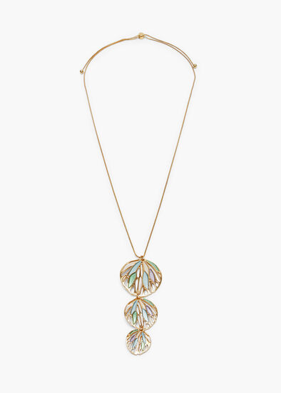 Enamel Pretty Petal Necklace