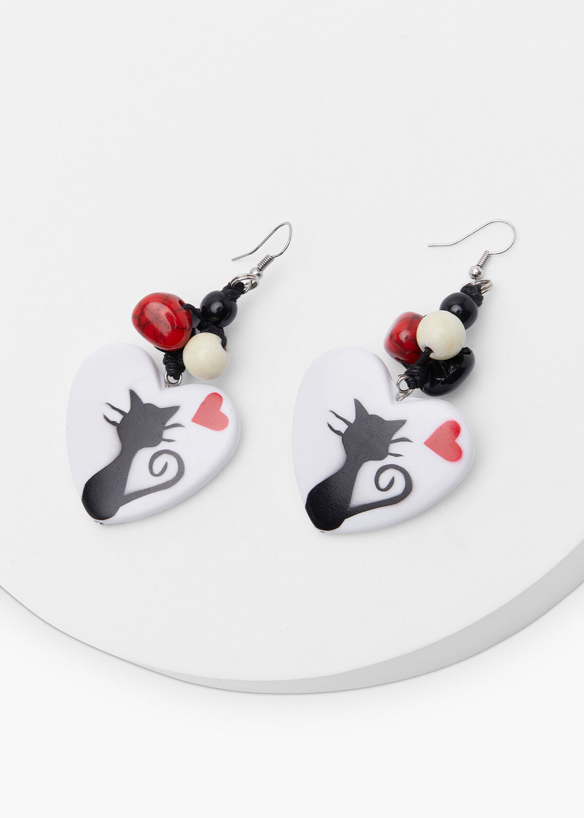 Cat earrings nz top