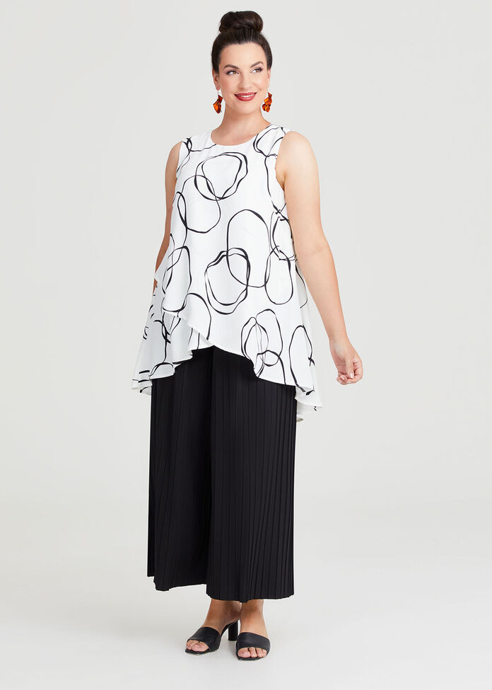 Shop Plus Size Colby Sleeveless Long Tunic, Multi Taking Shape AU