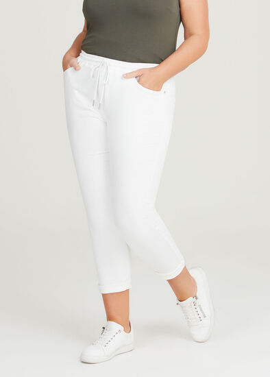 Plus Size Cotton Blend Relaxed Jogger
