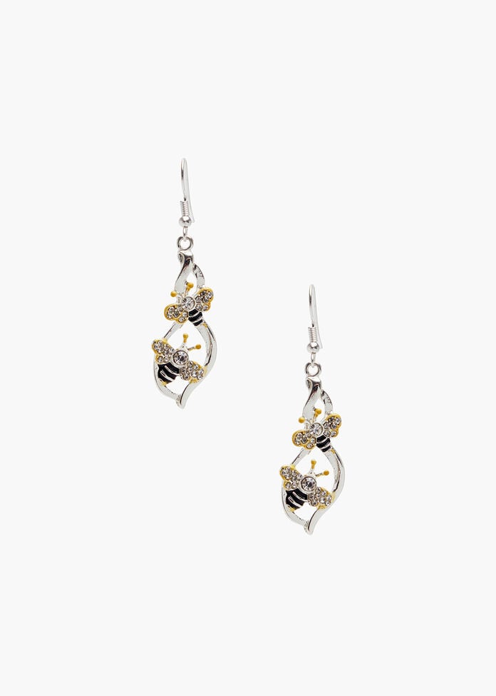 Pretty Bee Earrings, , hi-res