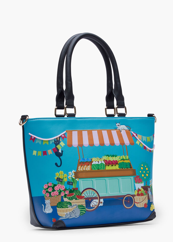 3D Scene Shoulder Bag, , hi-res