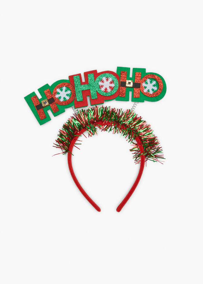 Christmas Hohoho Headband, , hi-res