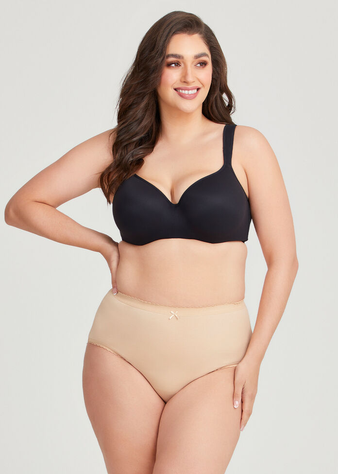 5 Pack Cotton Solid Briefs, , hi-res