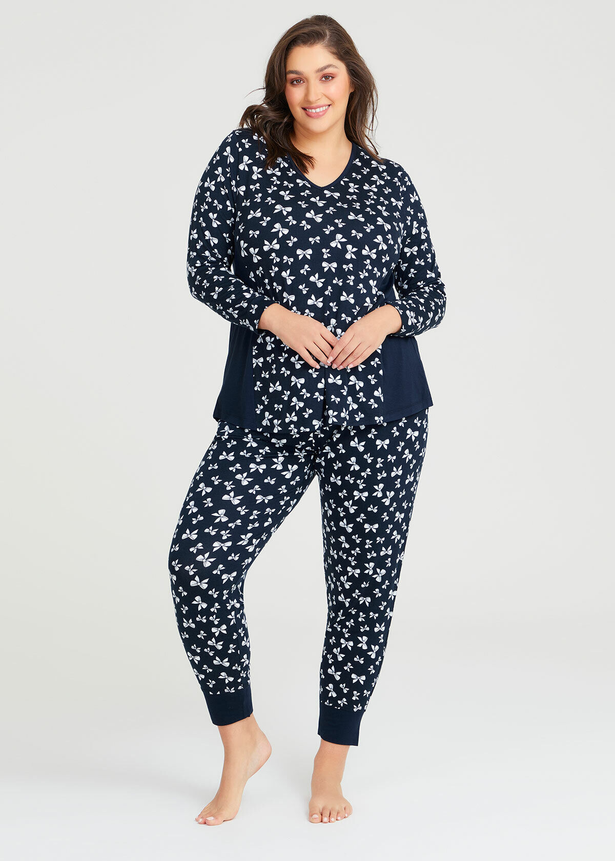 Women's plus size bamboo pajamas best sale