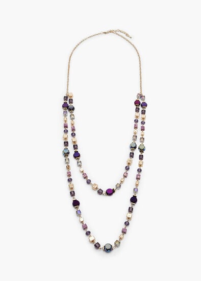 Crystal Layered Necklace