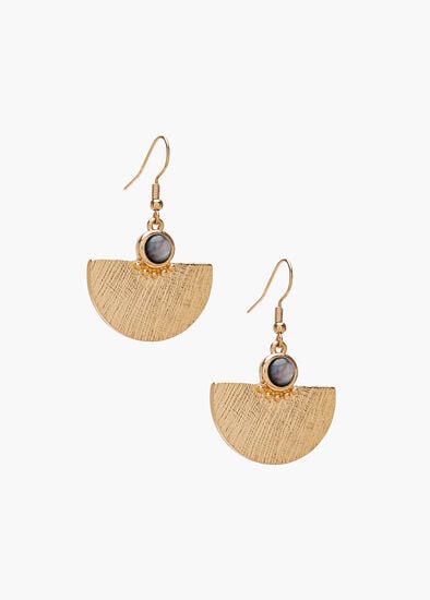 Plus Size Beaded Boat Earrings