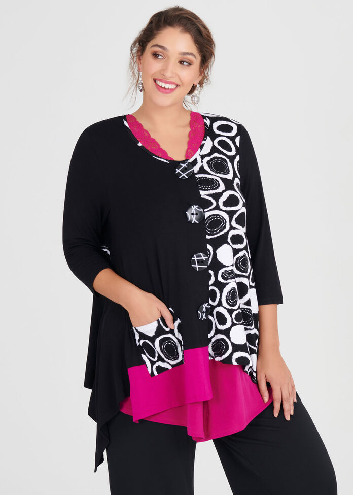 Shop Hope Natural Cardigan in Black in sizes 12 to 30 | Taking Shape AU