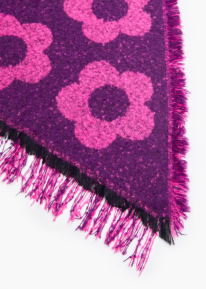 Flower Boucle Scarf, , hi-res