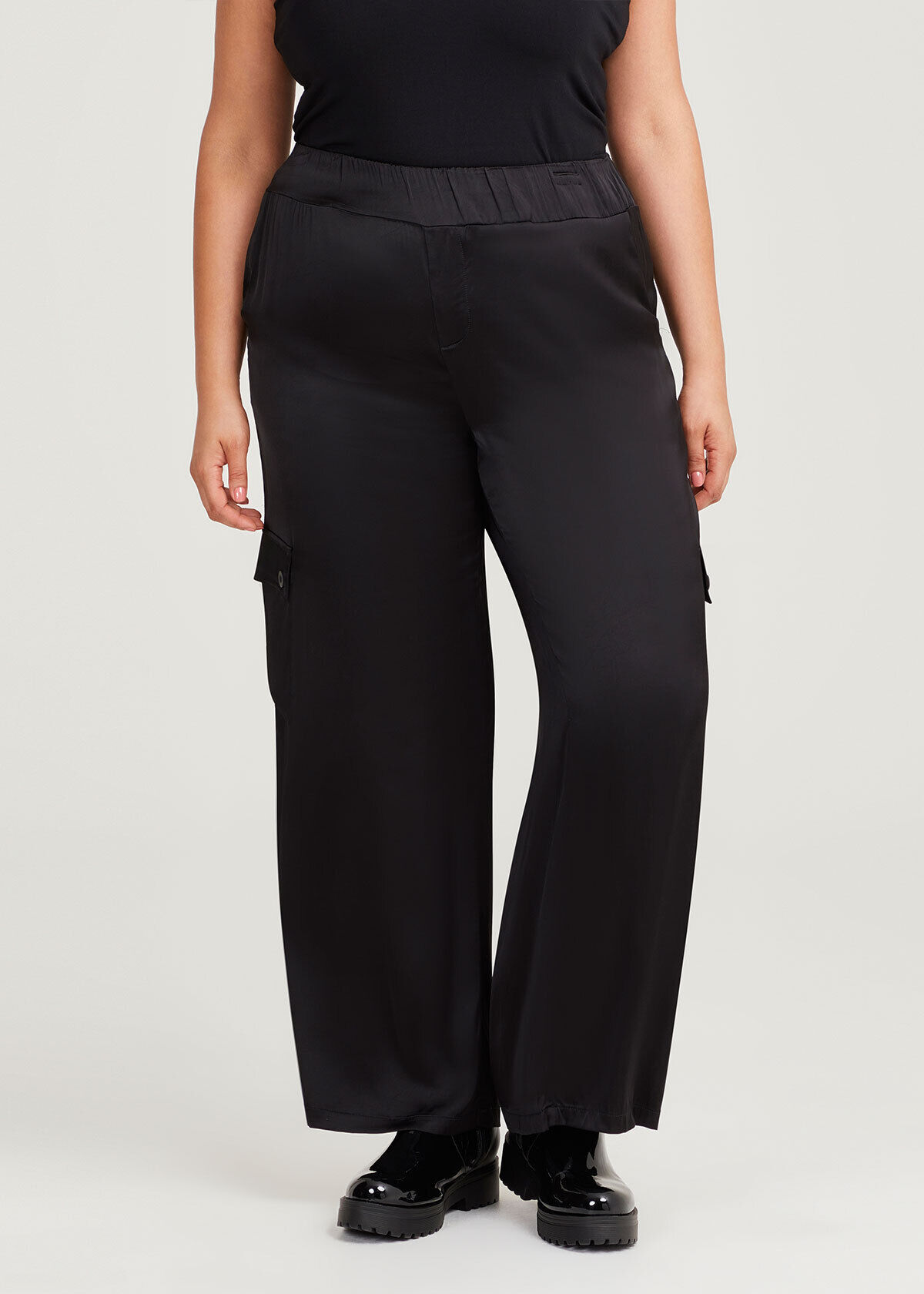 Black dress pants sale womens plus size