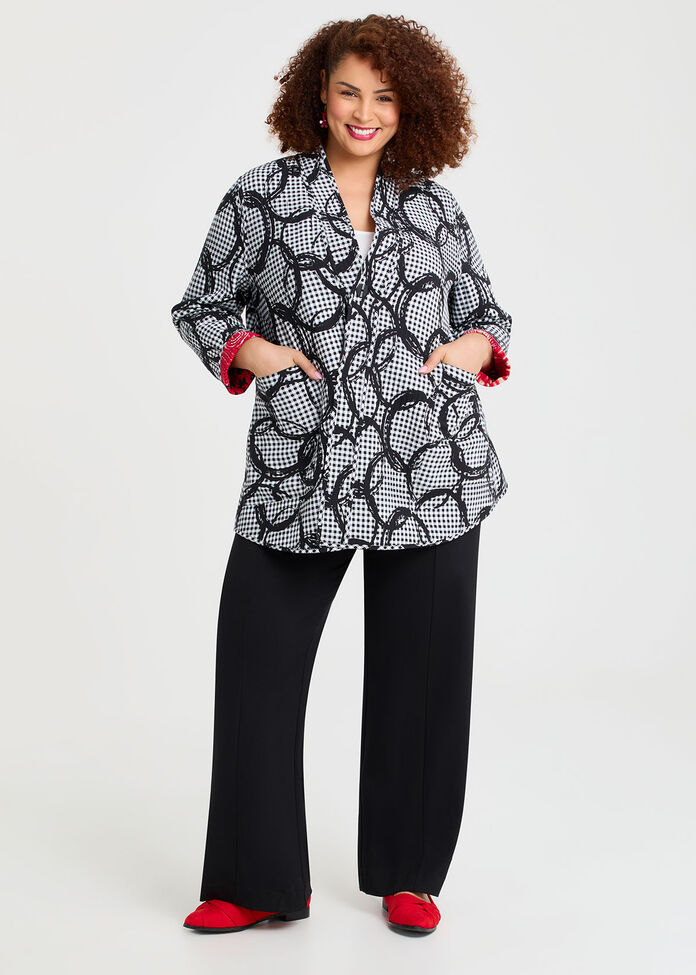 Reversible Quilt Natural Jacket, , hi-res