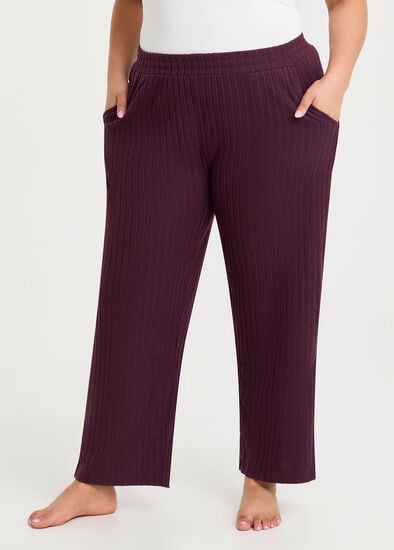 Plus Size Cosy Rib Lounge Pant