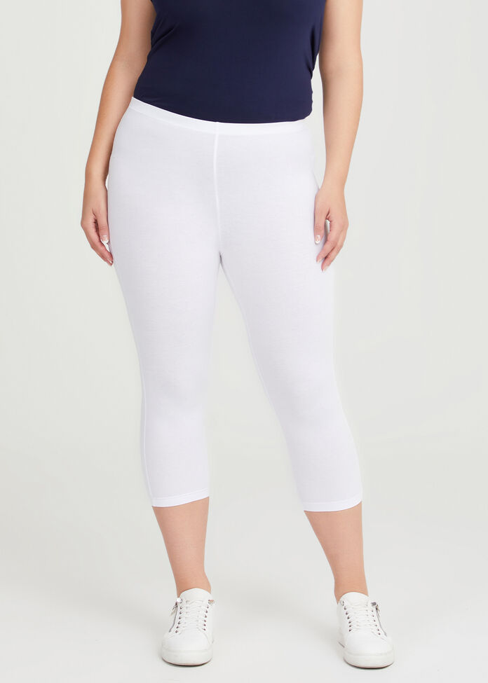 Good Earth Australian Cotton Crop Legging, , hi-res