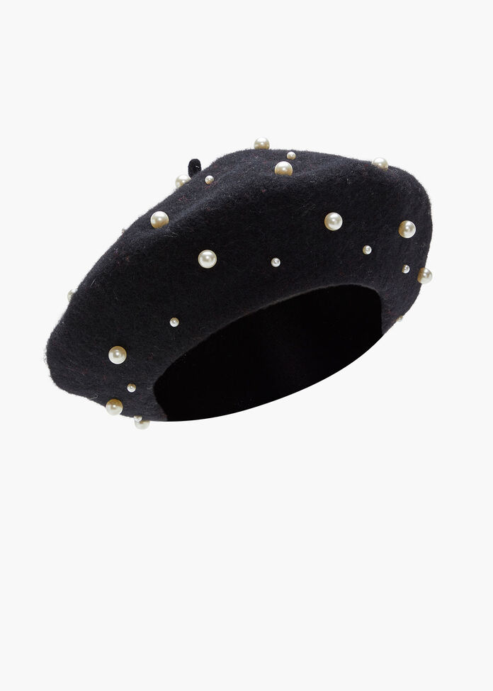 Heads Up Pearl Beret, , hi-res