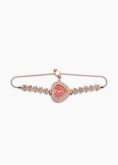Plus Size Red Watch Heart Bracelet