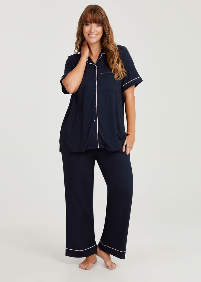 Modal Soft Touch Pyjama Top, , hi-res