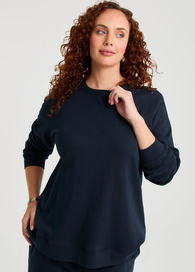 Plus Size Boyfriend Tunic Sweat