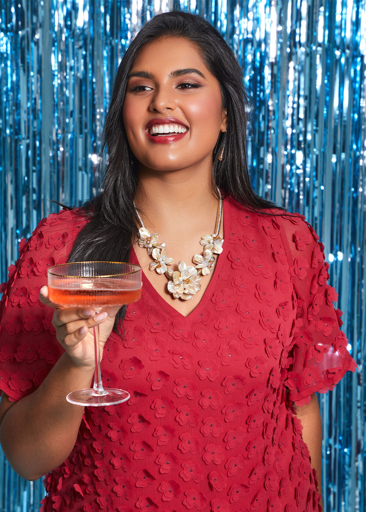 Falling Petal Cocktail Dress