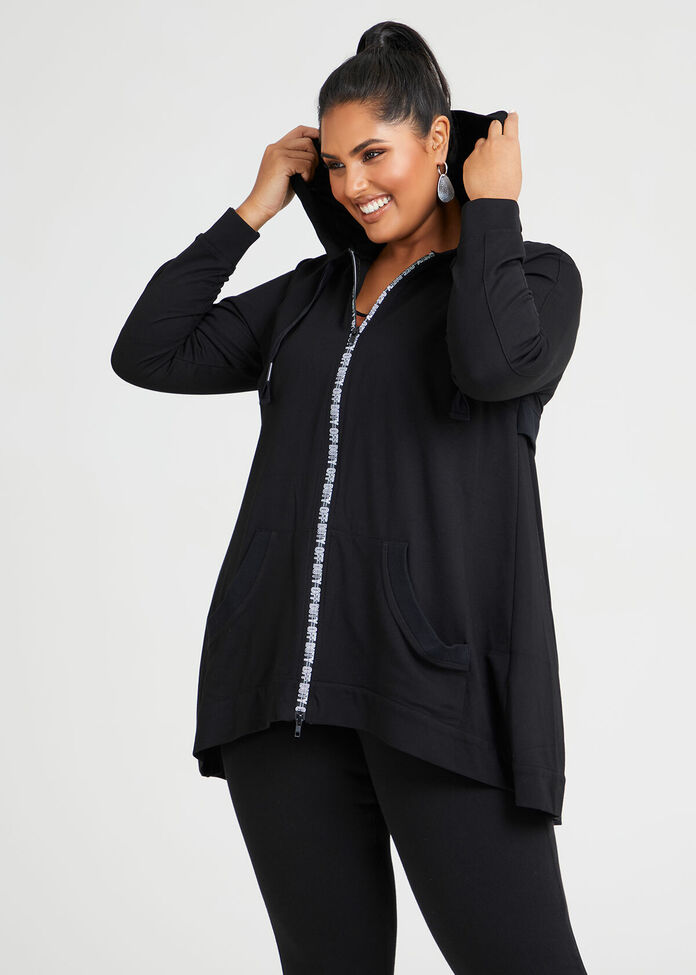 Shop Plus Size Ponte Retreat Jacket in Black | Sizes 12-30 | Taking ...